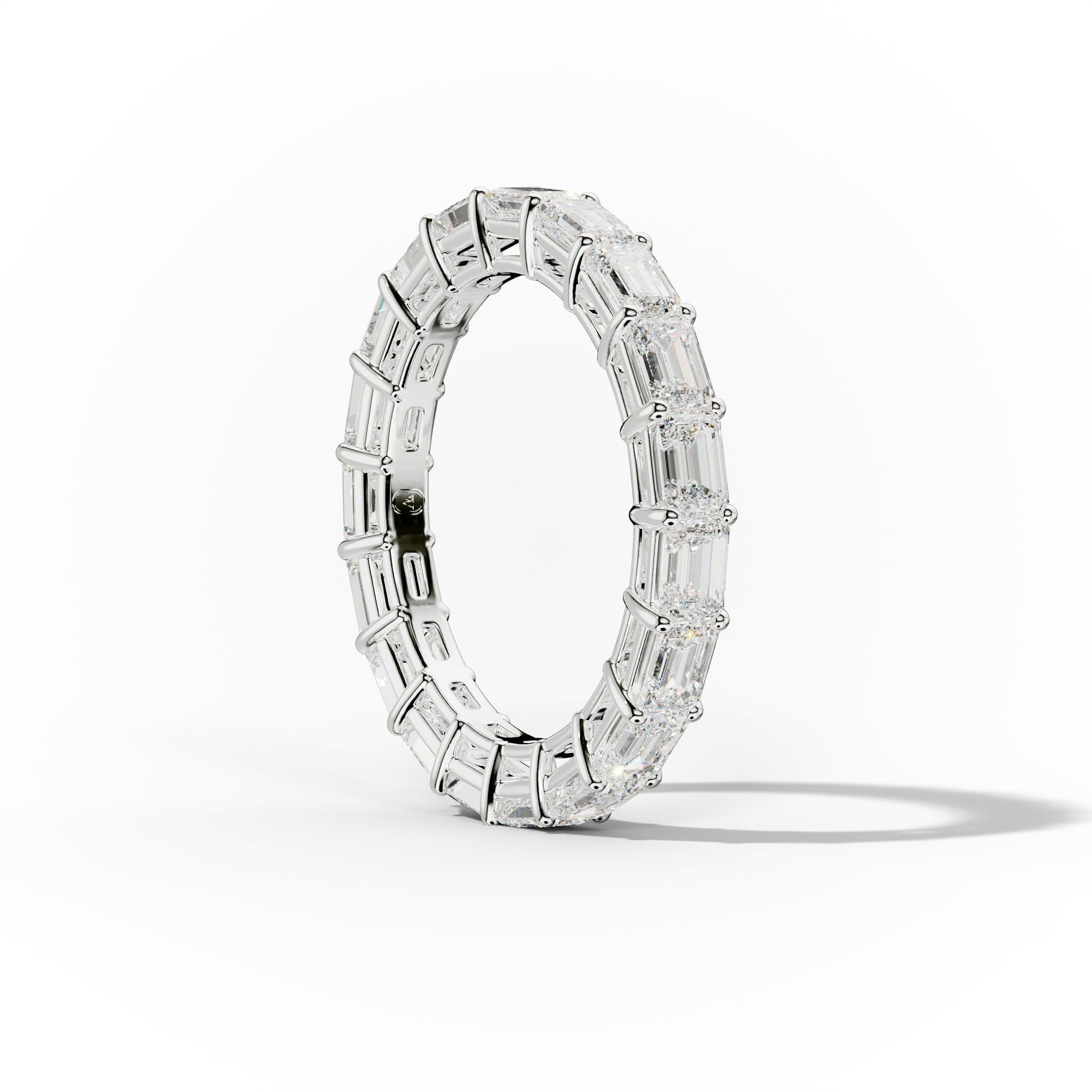 3.0 Carat East West Emerald Cut Diamond Eternity Band