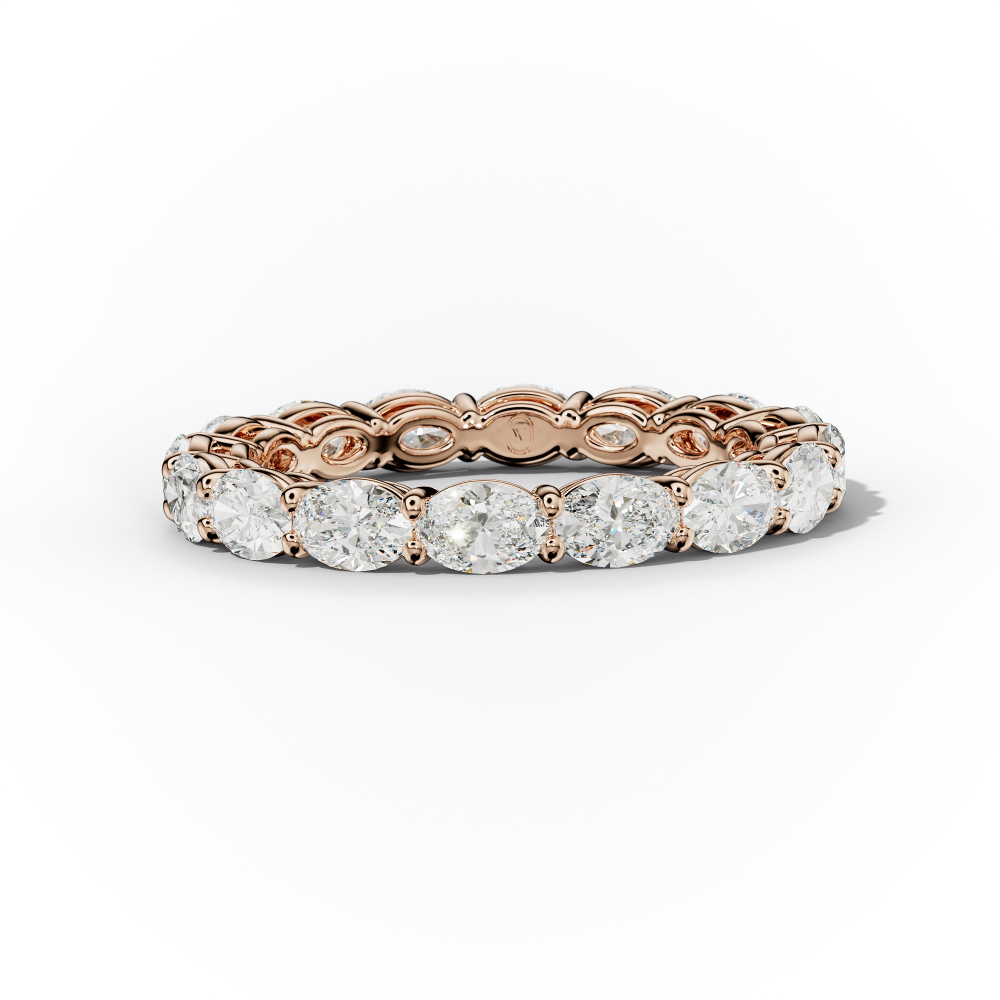 2.0 Carat East West Oval Cut Diamond Eternity Band