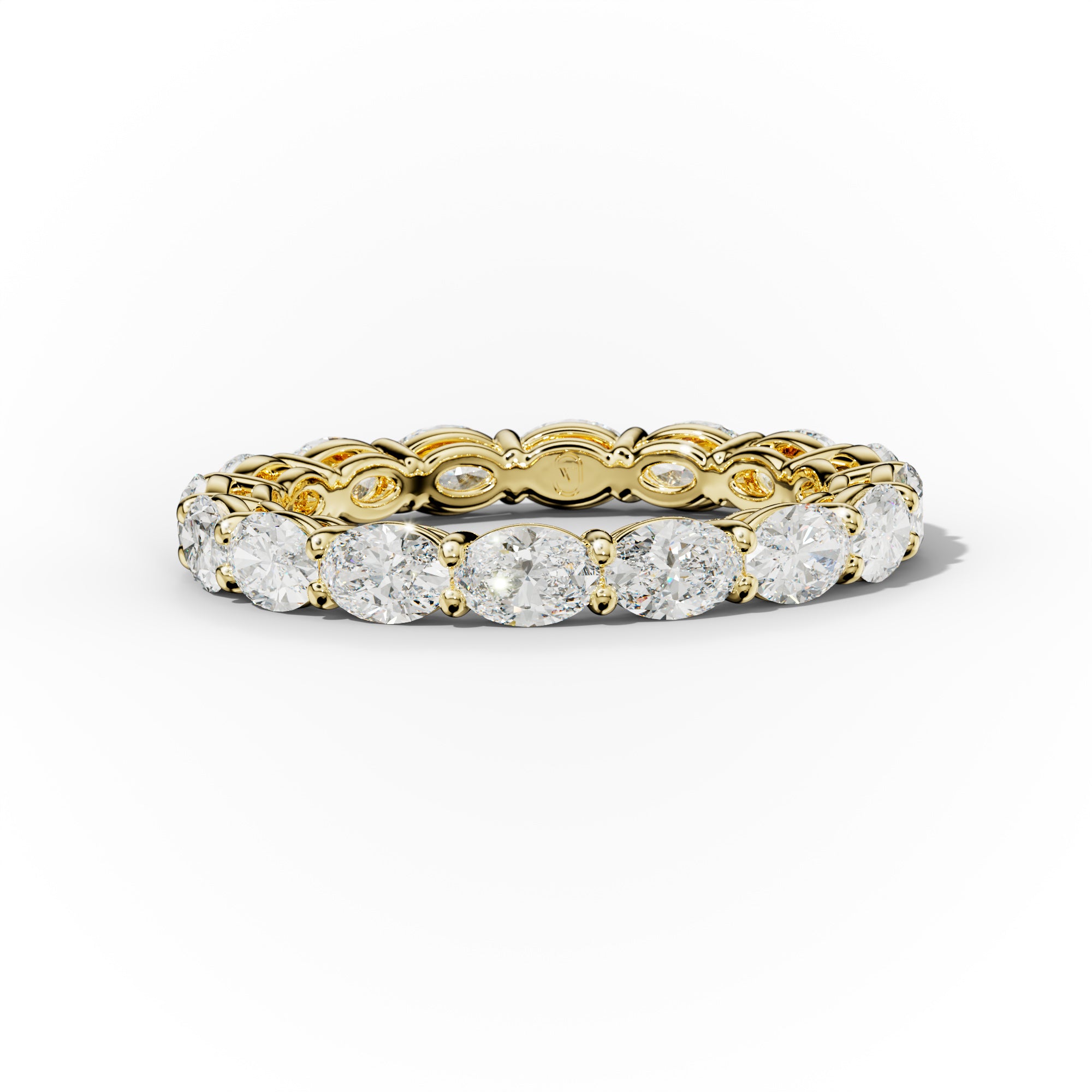 2.0 Carat East West Oval Cut Diamond Eternity Band