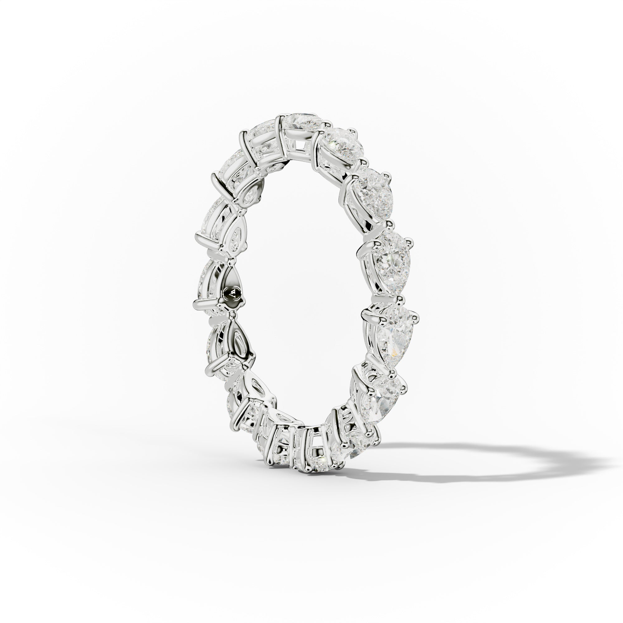 1.0 Carat East West Pear Shape Diamond Eternity Band