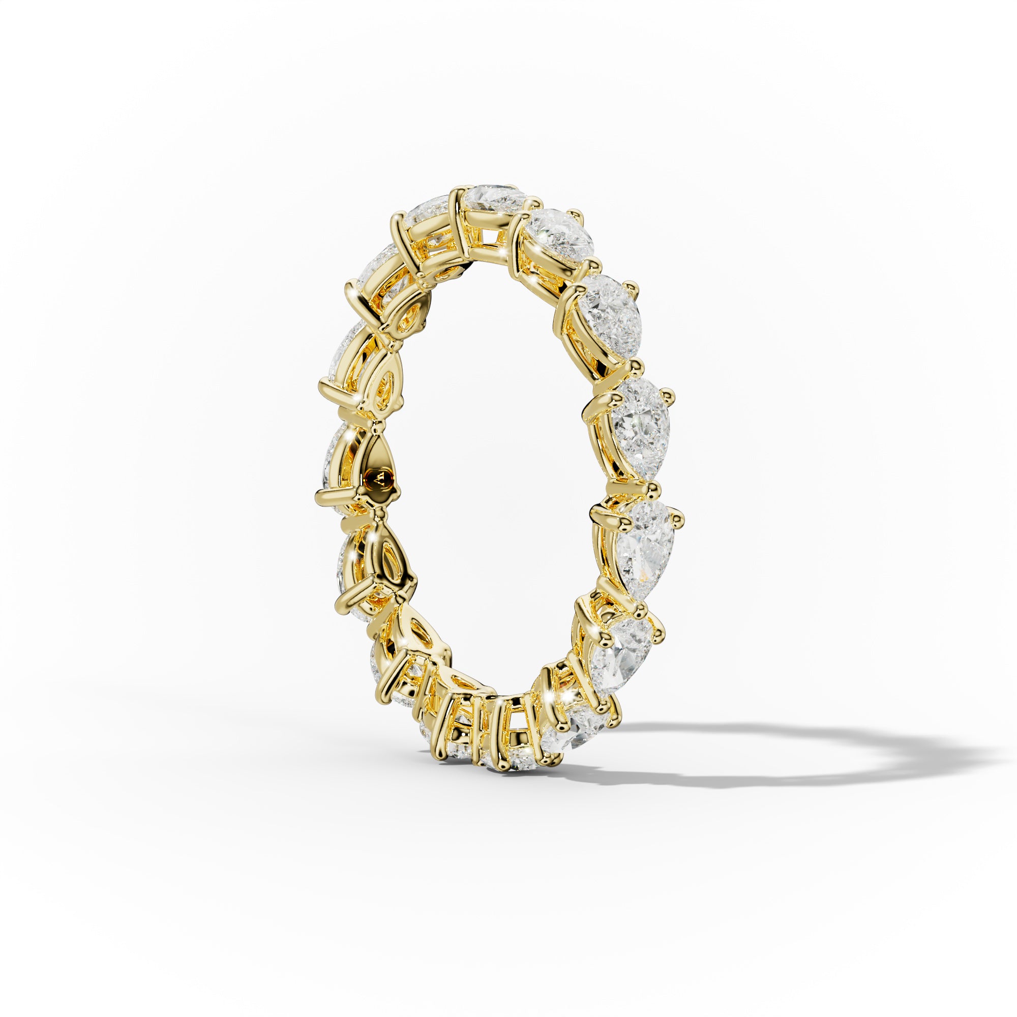 1.0 Carat East West Pear Shape Diamond Eternity Band