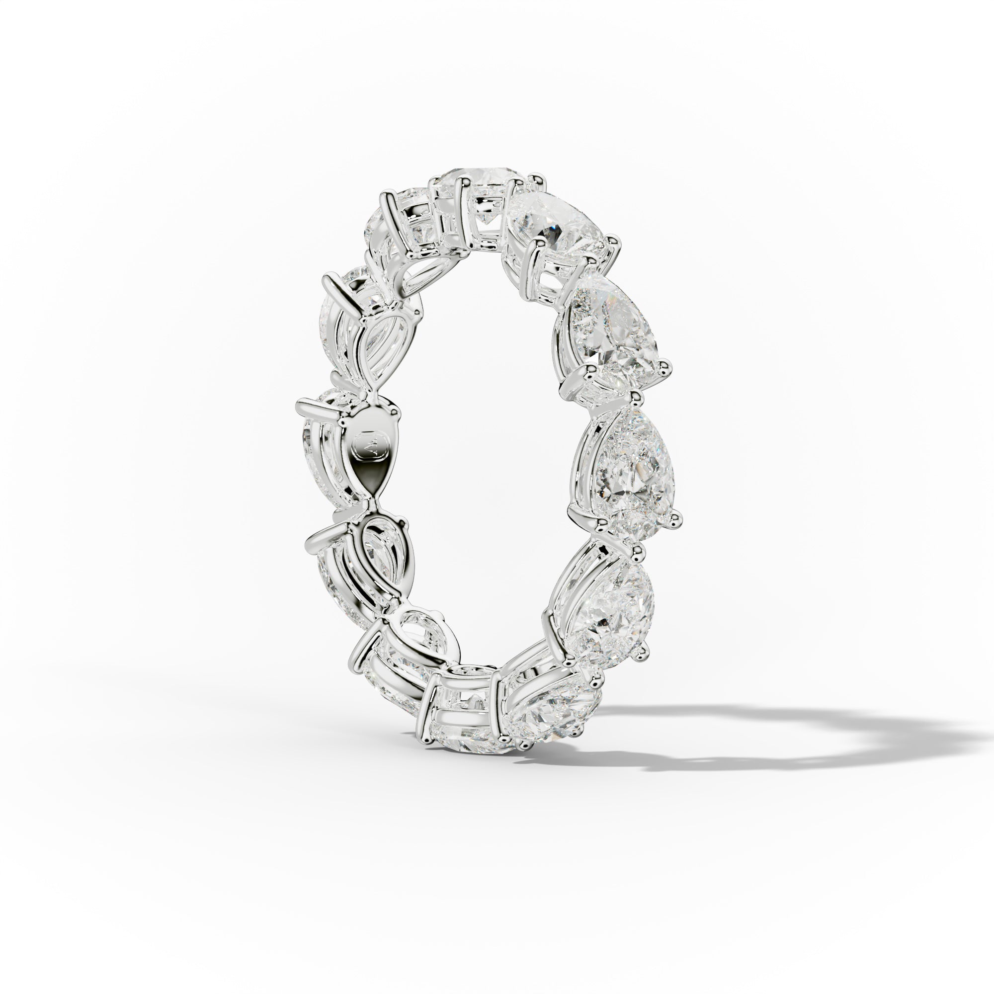3.0 Carat East West Pear Shape Diamond Eternity Band