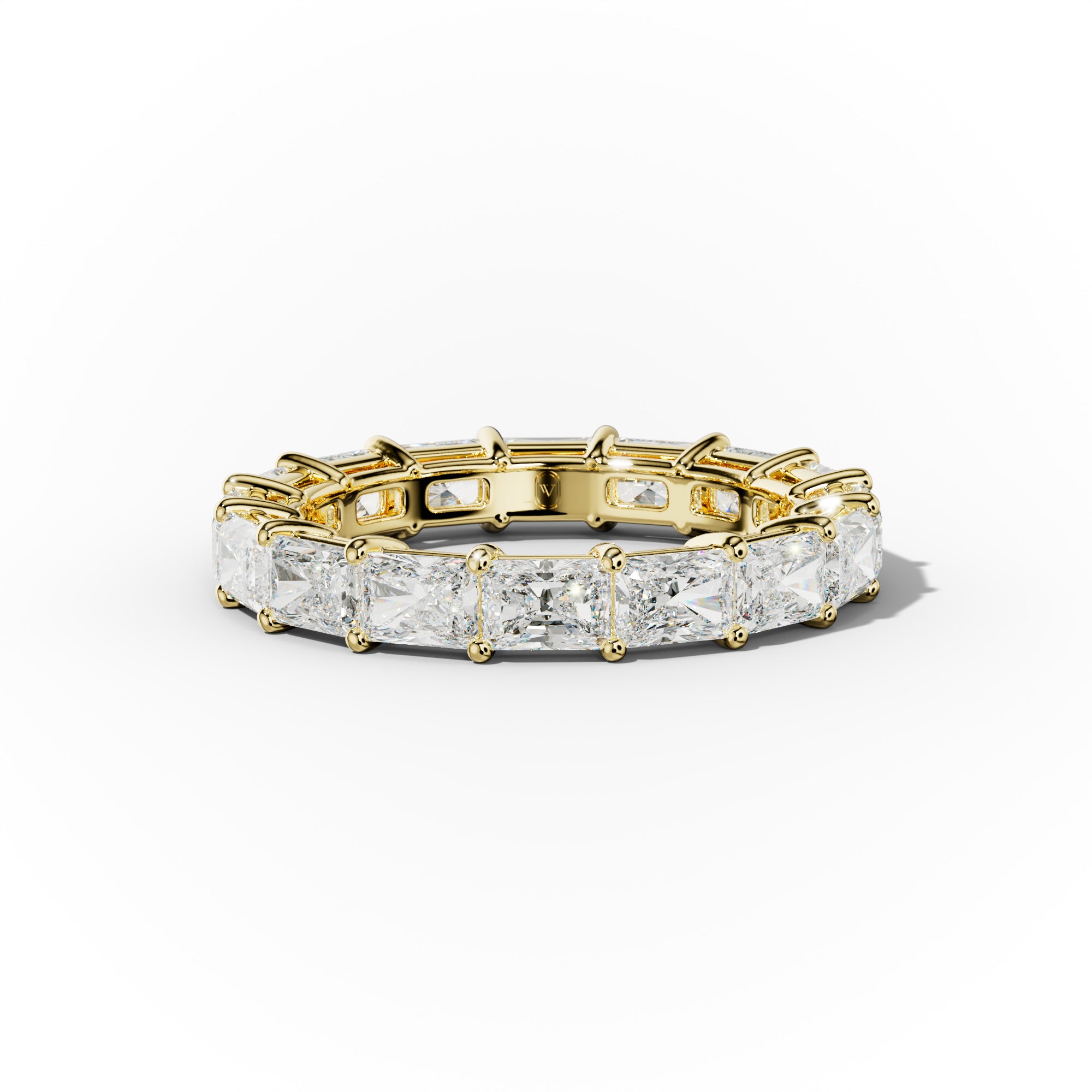 4.0 Carat East West Radiant Cut Diamond Eternity Band