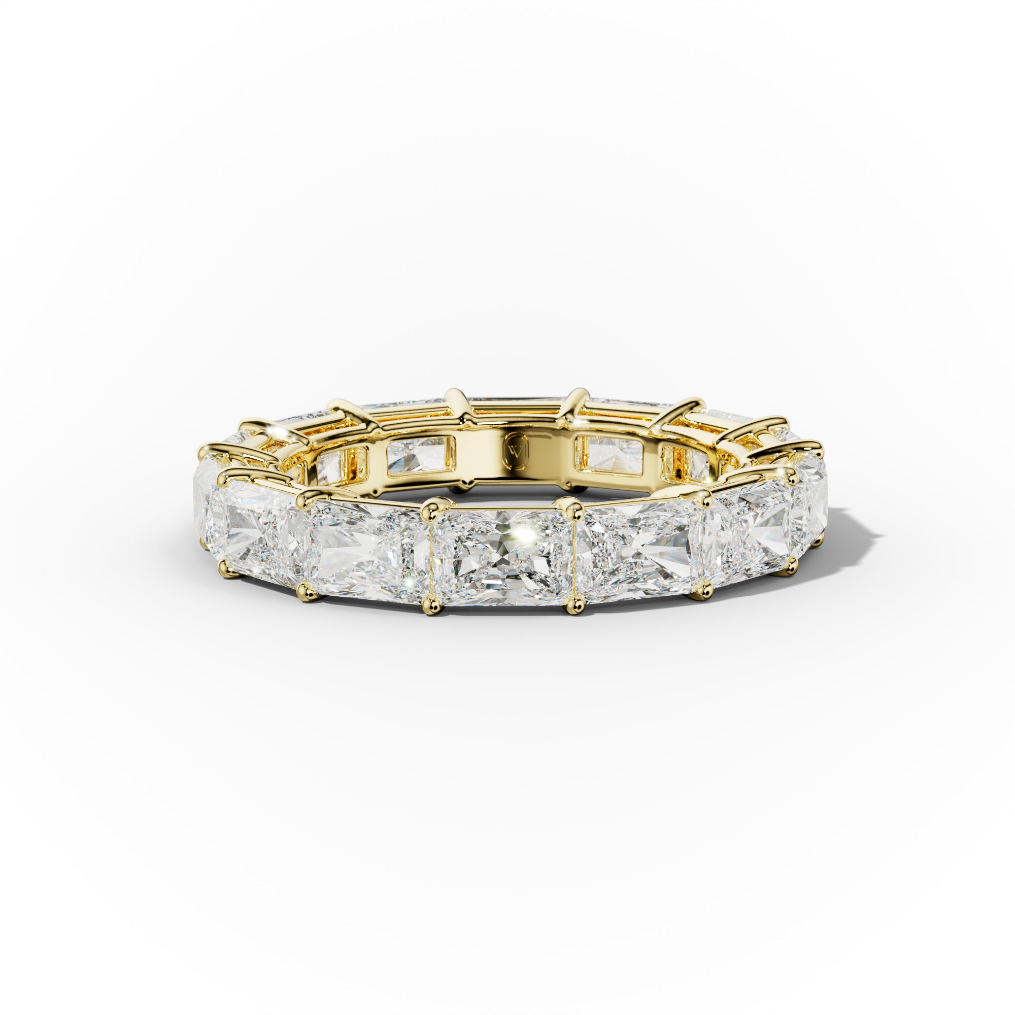 5.0 Carat East West Radiant Cut Diamond Eternity Band