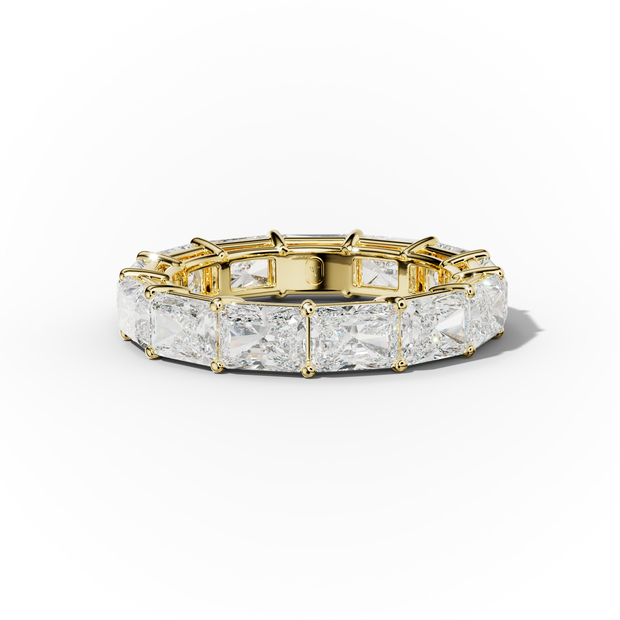 7.0 Carat East West Radiant Cut Diamond Eternity Band