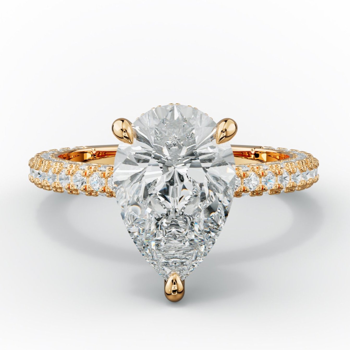 Sofia Pear Shape Diamond Engagement Ring