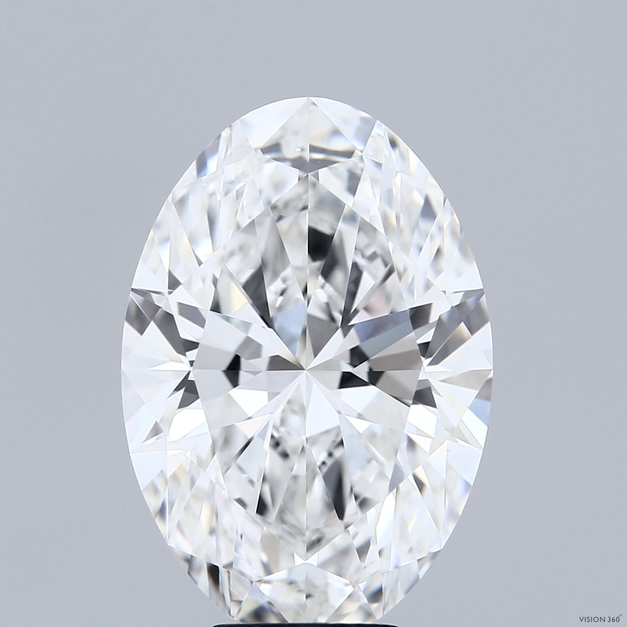 8.02 Carat F-VVS2 Oval Lab Diamond