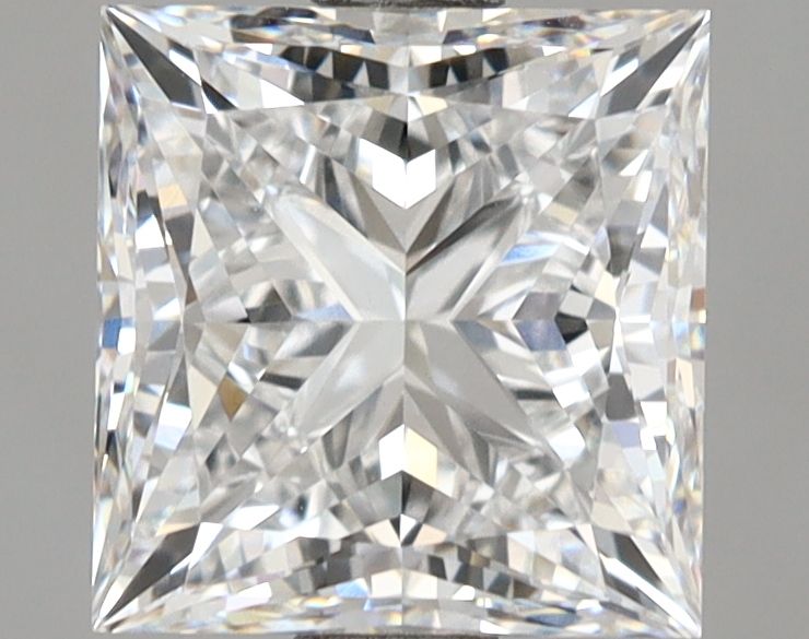 3.08 Carat D-VVS2 Princess Lab Diamond