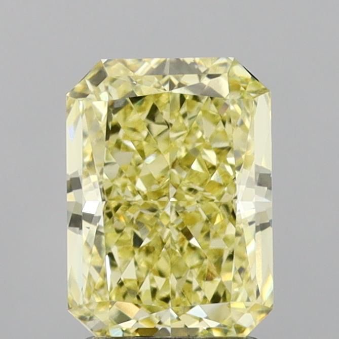 2.09 Carat Radiant Cut Fancy Yellow