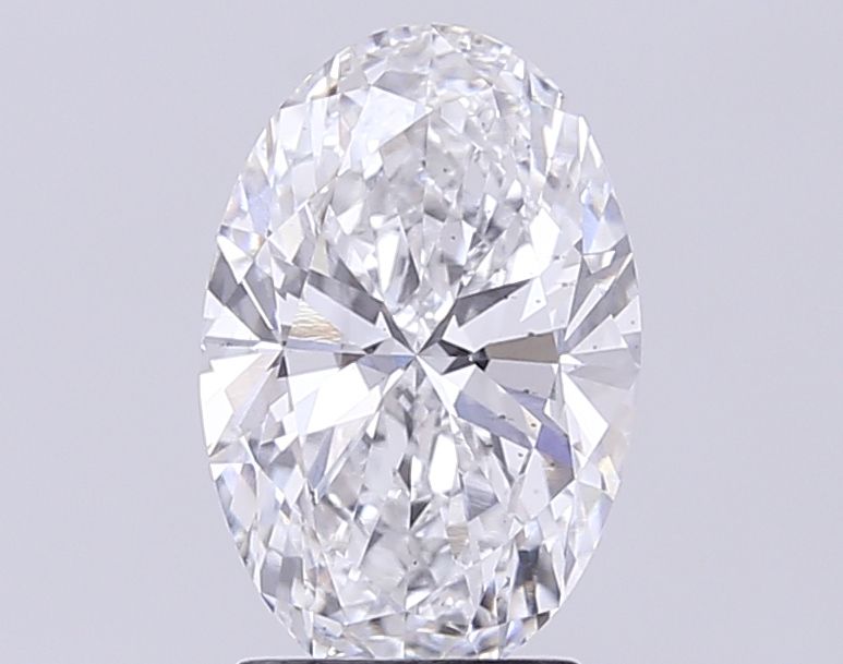 2.51 Carat D-SI1 Oval Lab Diamond