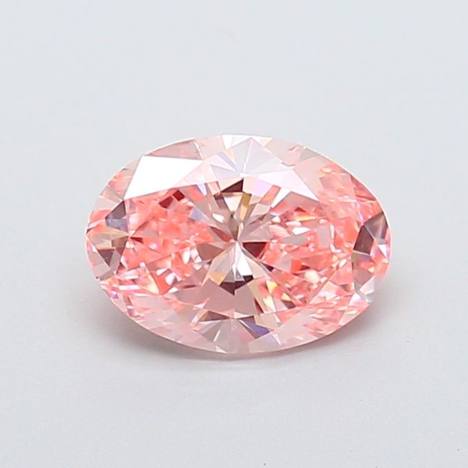 1.50 Carat Oval Cut Fancy Pink