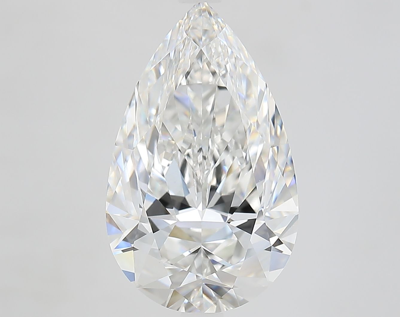 5.1 Carat E-VVS2 Pear Lab Diamond