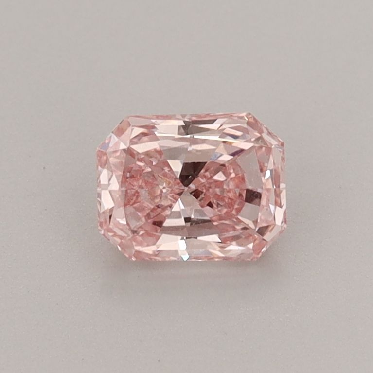 0.50 Carat Radiant Cut Fancy Pink