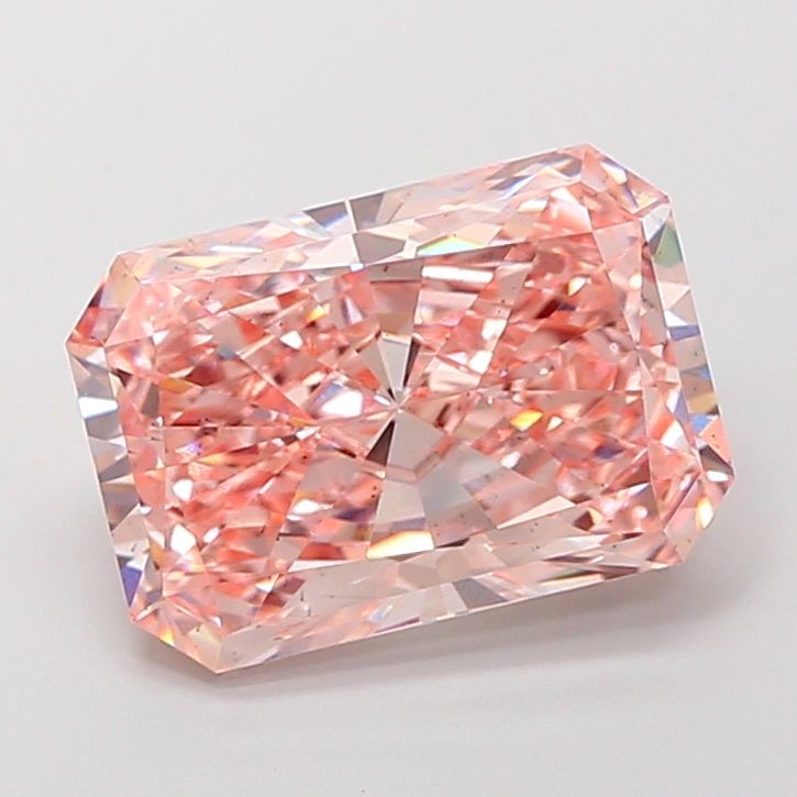6.01 Carat Radiant Cut Fancy Pink