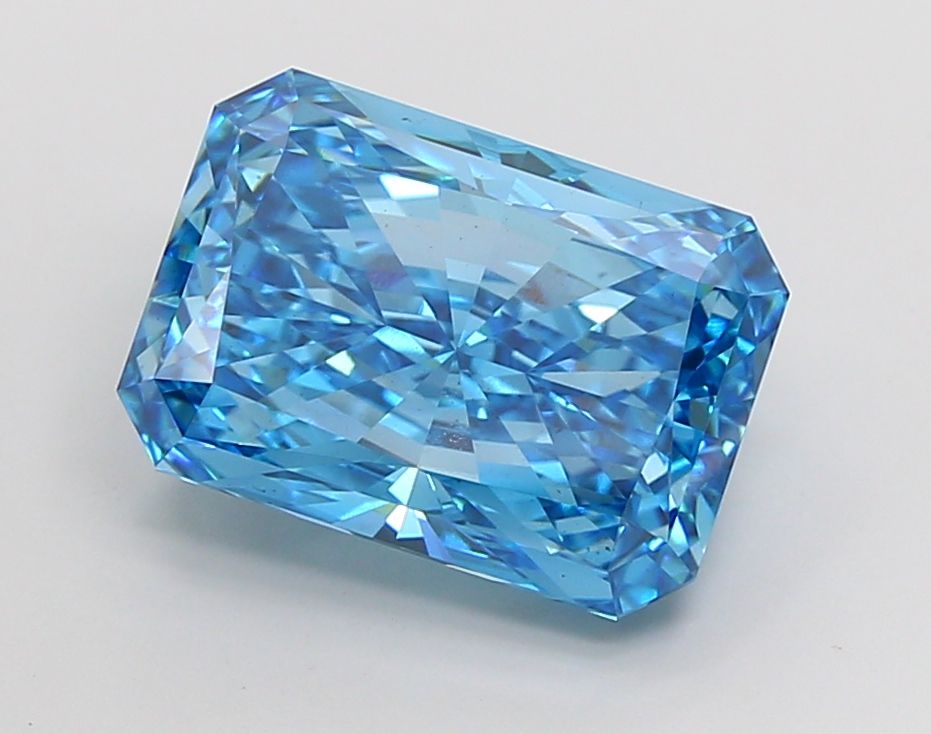 10.03 Carat Radiant Cut Fancy Blue