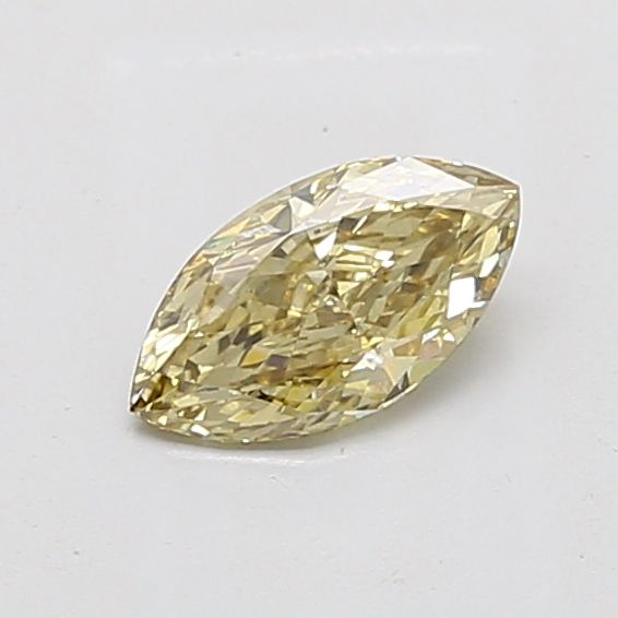 0.83 Carat Marquise Cut Fancy Yellow