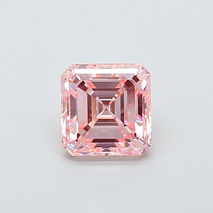 2.03 Carat Asscher Cut Fancy Pink