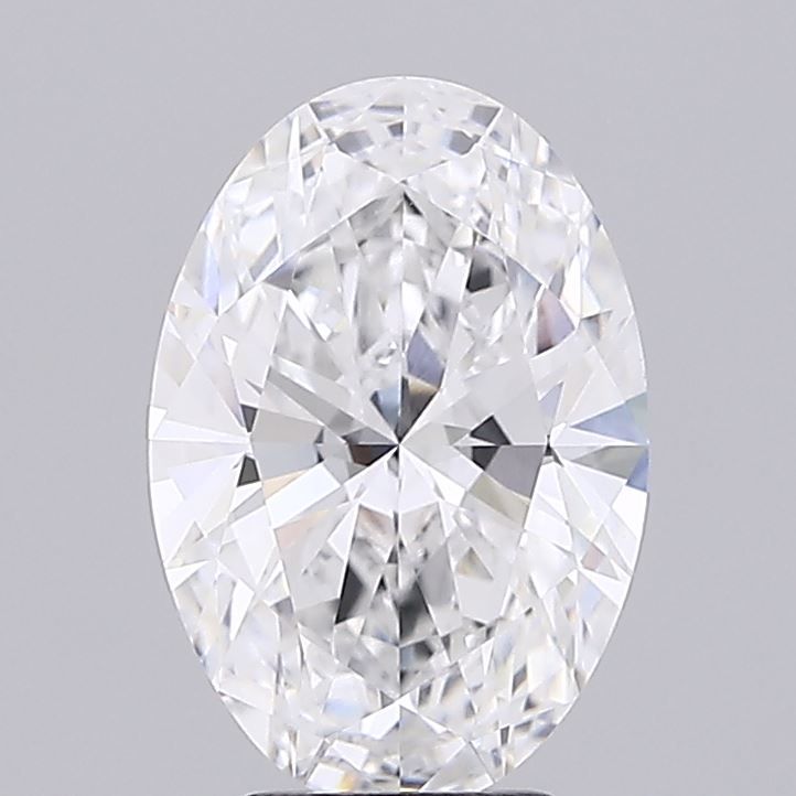 3.66 Carat D-VVS1 Oval Lab Diamond