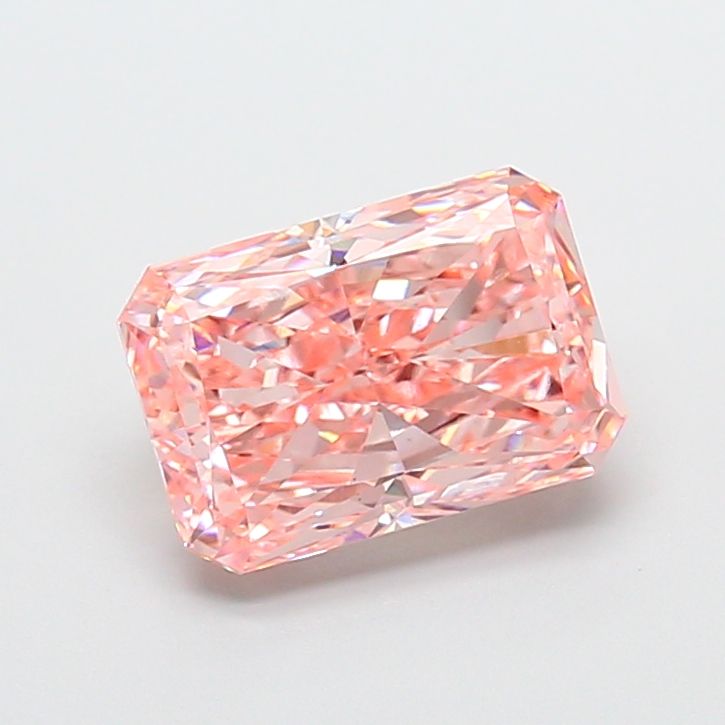 4.18 Carat Radiant Cut Fancy Pink