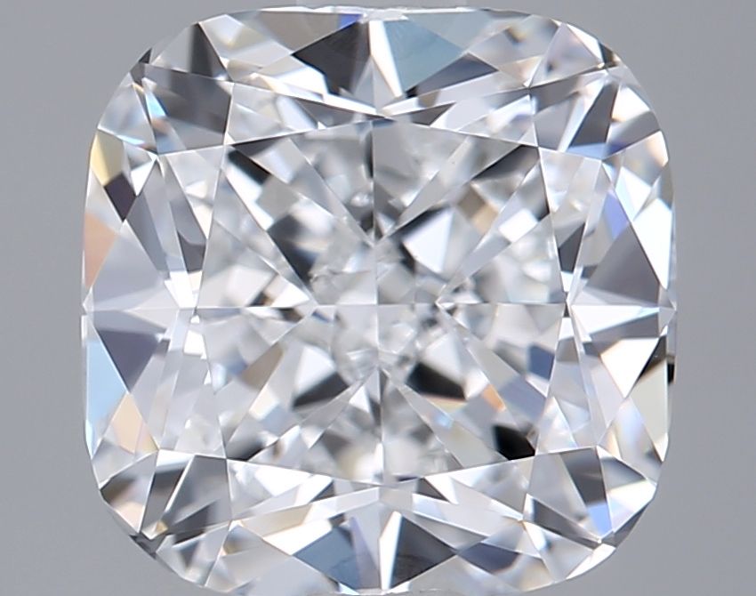 2.56 Carat D-VVS2 Cushion Lab Diamond