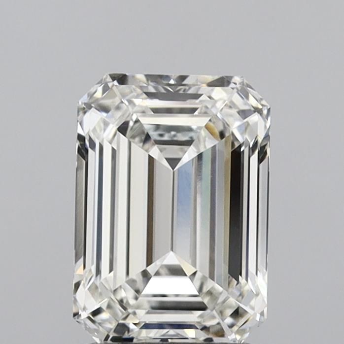 1.92 Carat H-VVS2 Emerald Lab Diamond