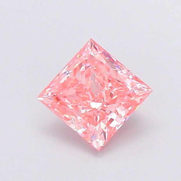 1.59 Carat Princess Cut Fancy Pink