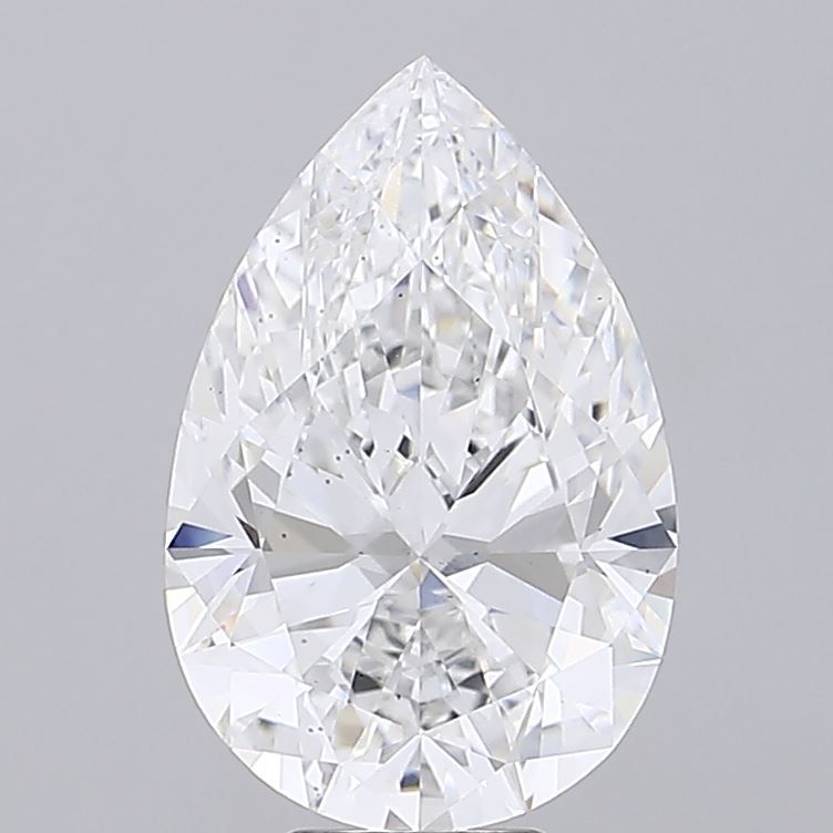8.10 Carat E-VS1 Pear Lab Diamond