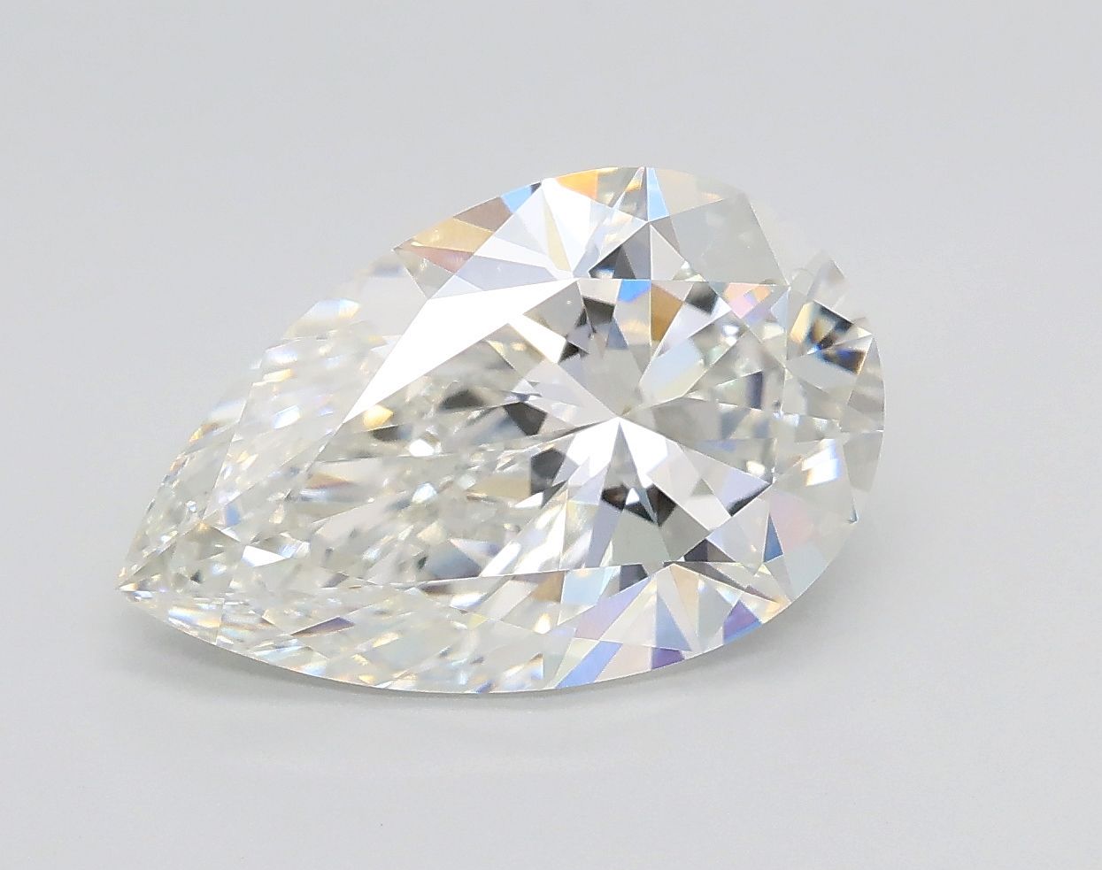 2.58 Carat G-VS1 Pear Lab Diamond