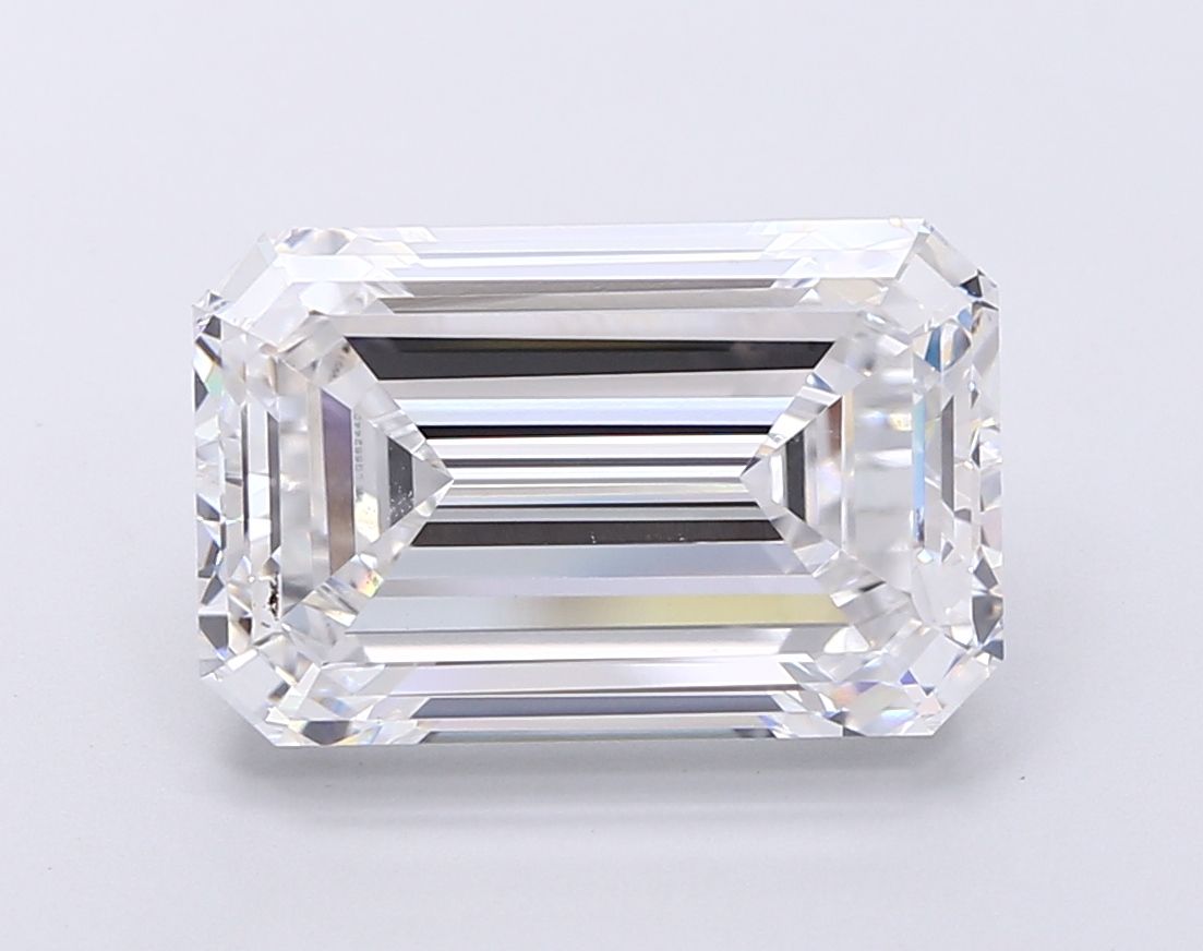 7.09 Carat E-VVS2 Emerald Lab Diamond