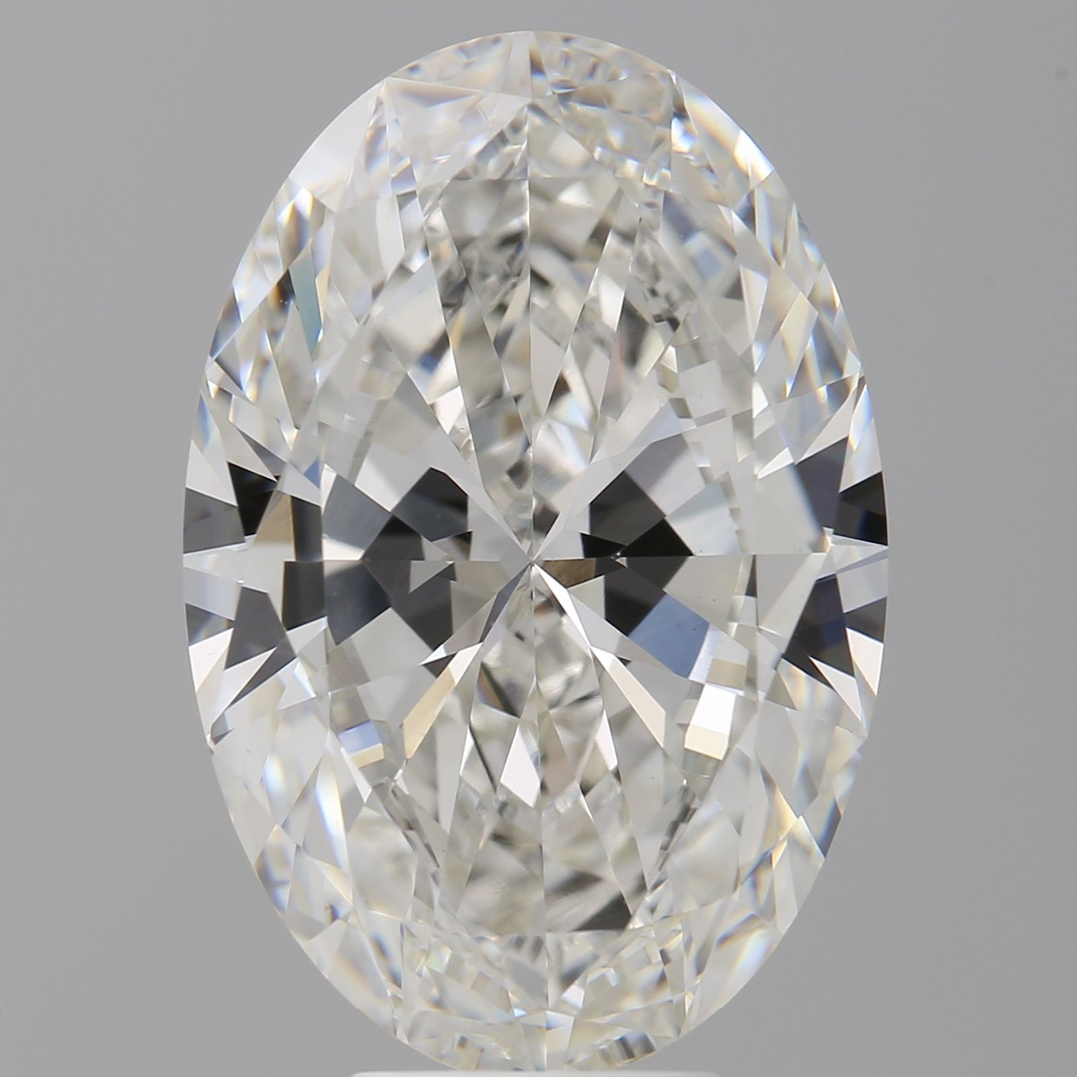 8.04 Carat G-VVS2 Oval Lab Diamond