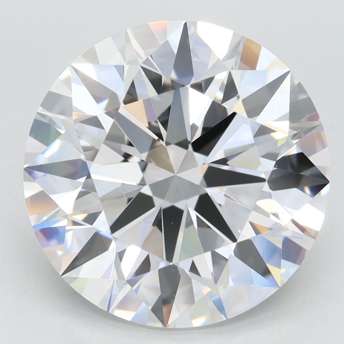 6.08 Carat E-VVS1 Round Lab Diamond