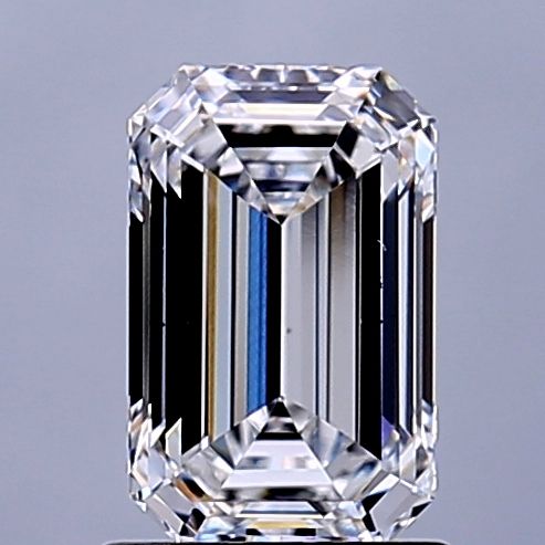 1.25 Carat D-VS2 Emerald Lab Diamond