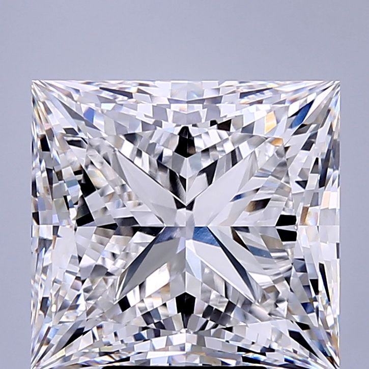 7.30 Carat E-VVS2 Princess Lab Diamond