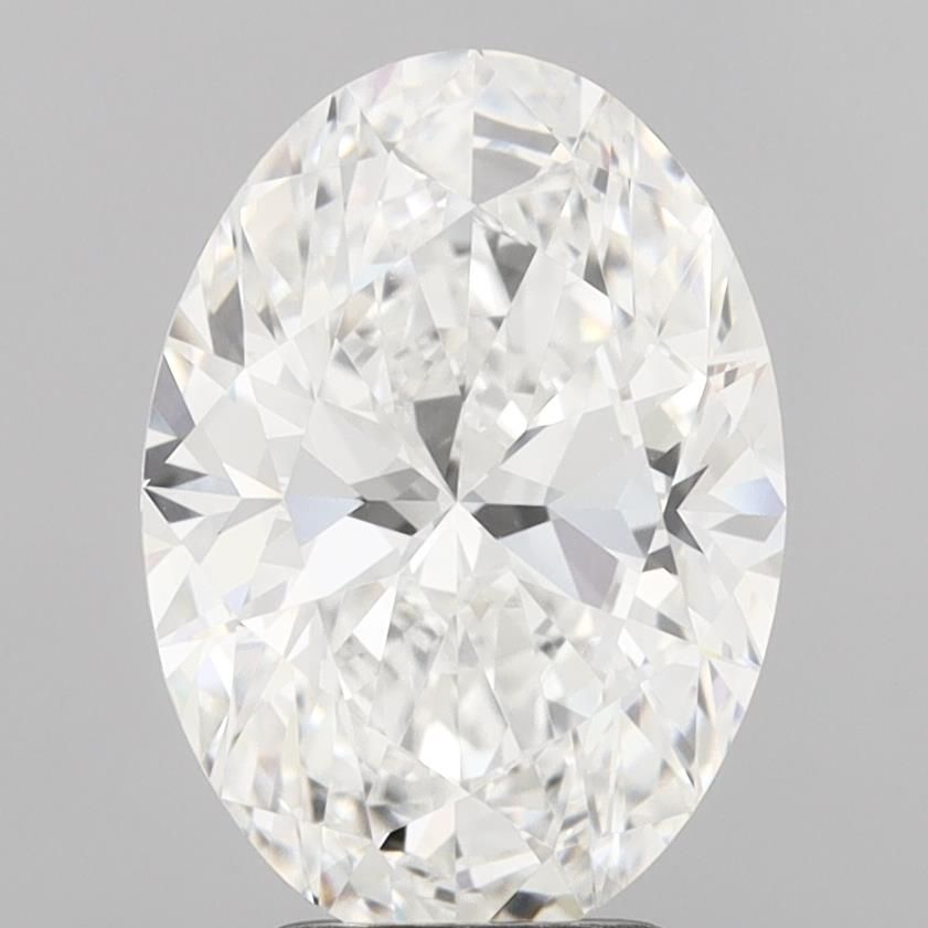 3.89 Carat E-VVS2 Oval Lab Diamond