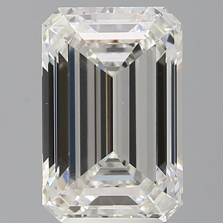 5.02 Carat G-VVS2 Emerald Lab Diamond