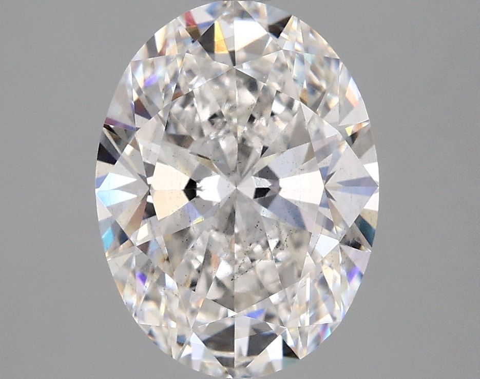2.98 Carat F-SI1 Oval Lab Diamond