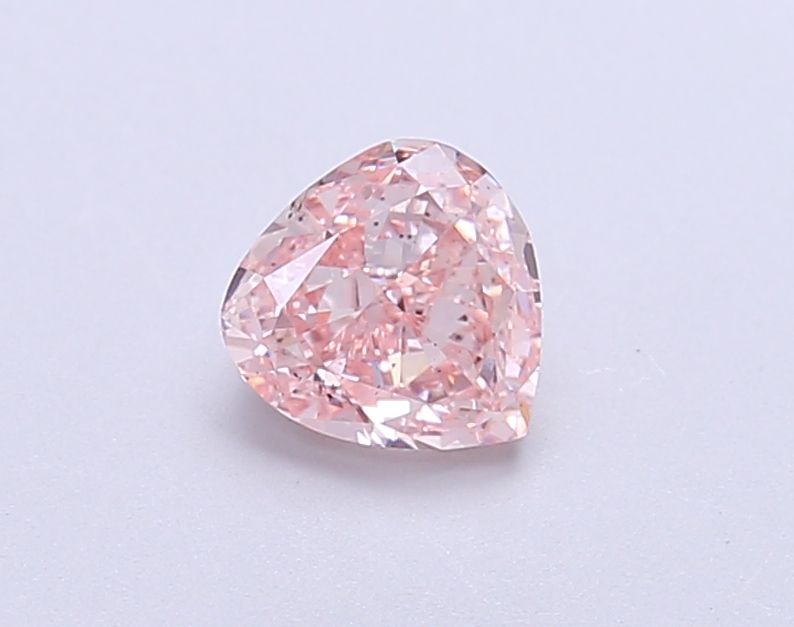 0.72 Carat Pear Cut Fancy Pink