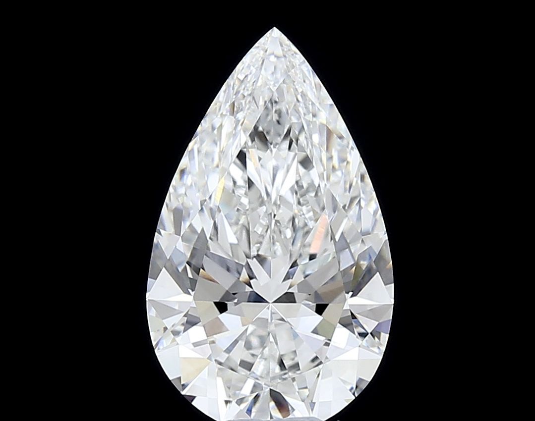 7.53 Carat E-VVS2 Pear Lab Diamond