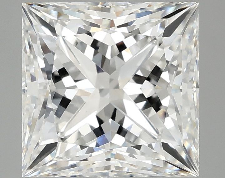 3.59 Carat E-VVS2 Princess Lab Diamond