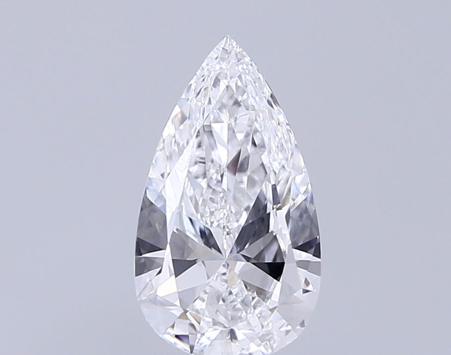 1.00 Carat D-VVS2 Pear Lab Diamond