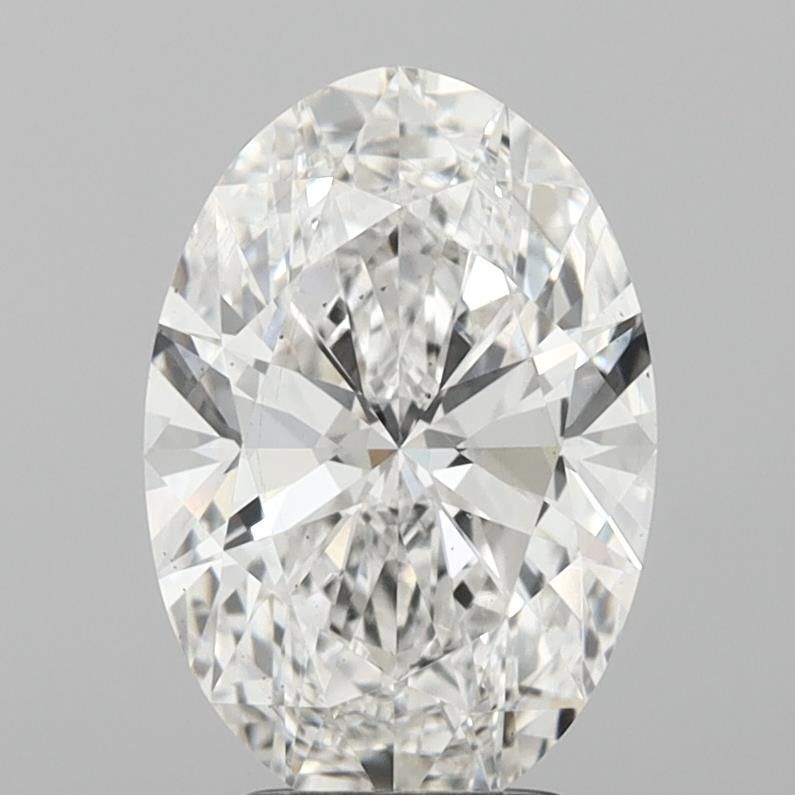 3.06 Carat F-SI1 Oval Lab Diamond