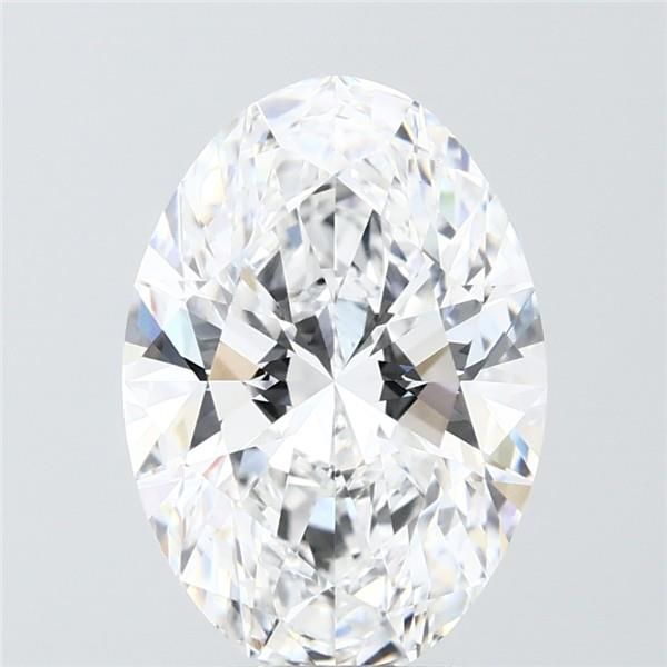 4.09 Carat D-VVS2 Oval Lab Diamond