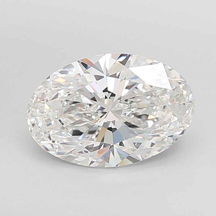 6.01 Carat F-VVS2 Oval Lab Diamond