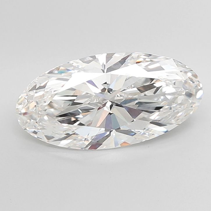 6.51 Carat F-VVS2 Oval Lab Diamond