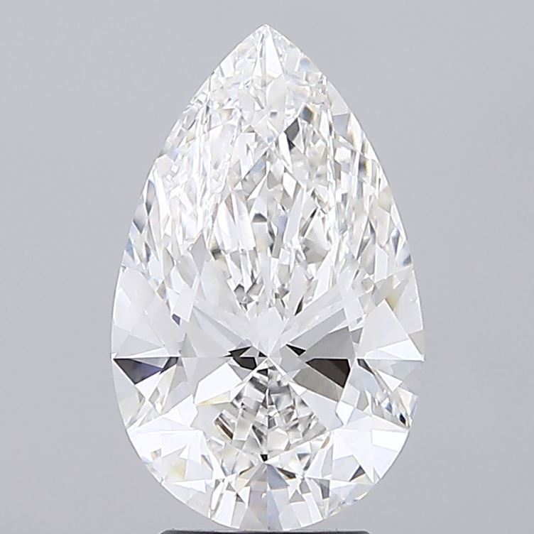4.01 Carat E-VVS1 Pear Lab Diamond