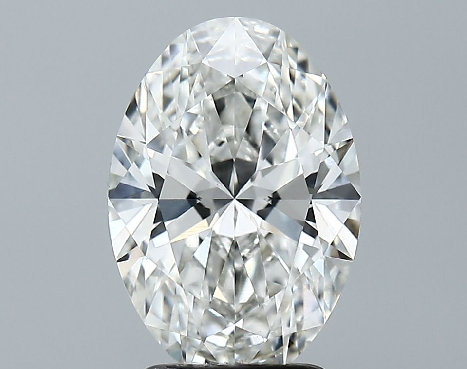 2.53 Carat F-VVS2 Oval Lab Diamond