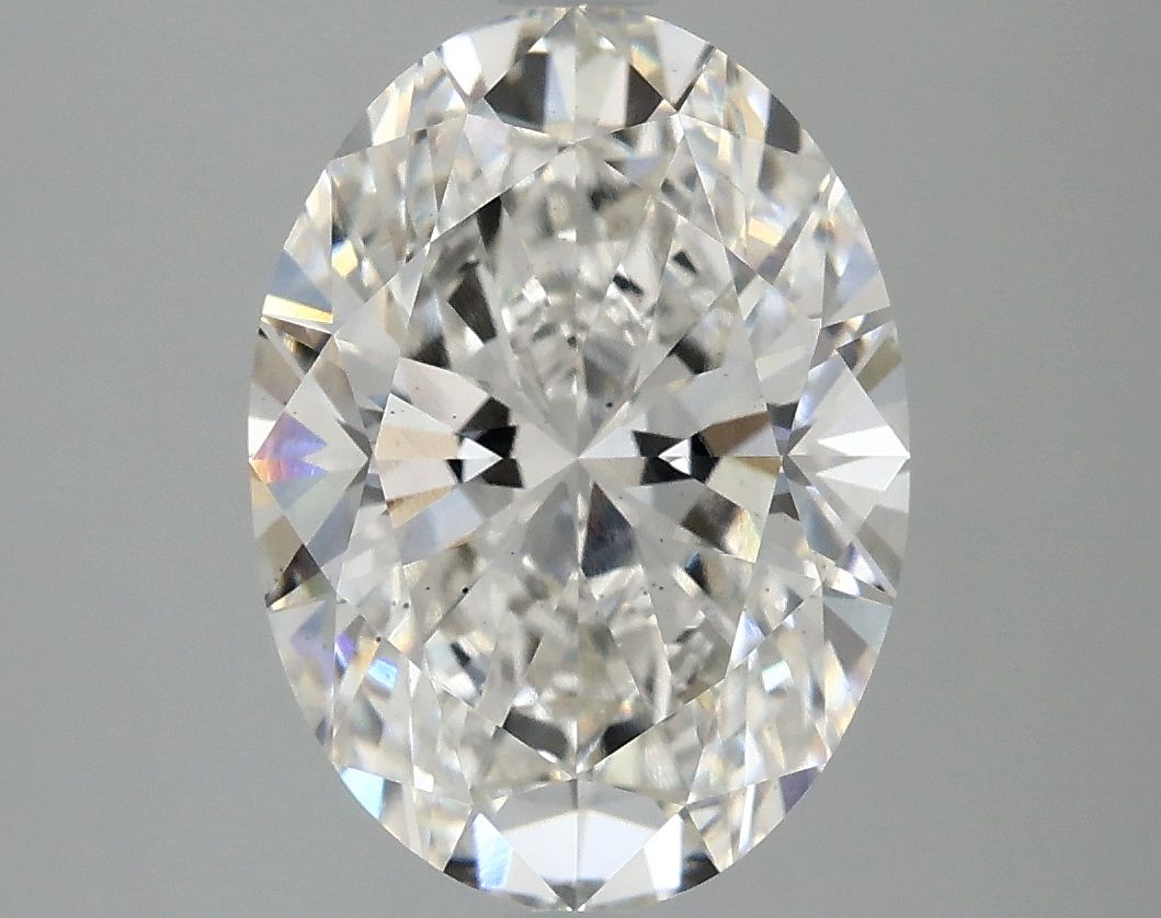 4.07 Carat F-SI1 Oval Lab Diamond