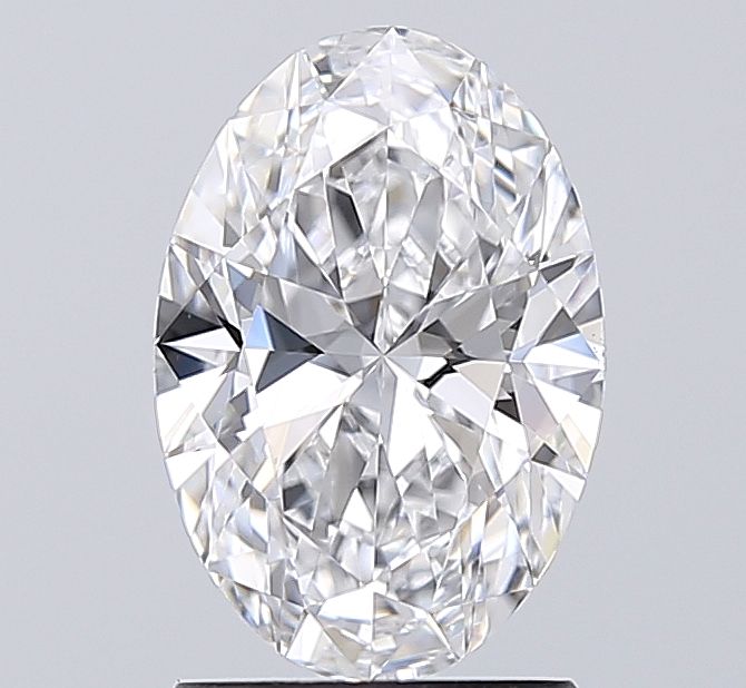 1.58 Carat D-VVS2 Oval Lab Diamond