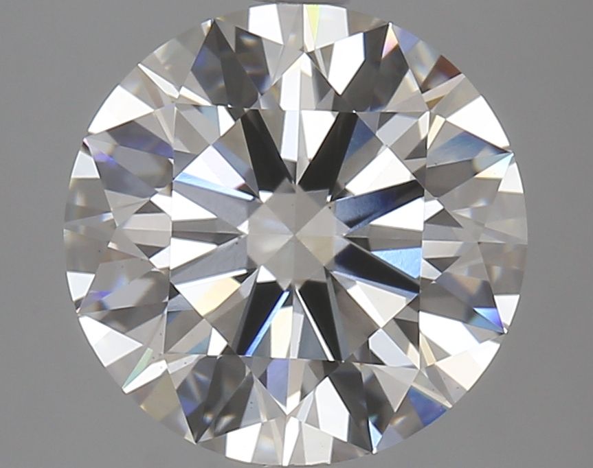 3.77 Carat G-VS2 Round Lab Diamond