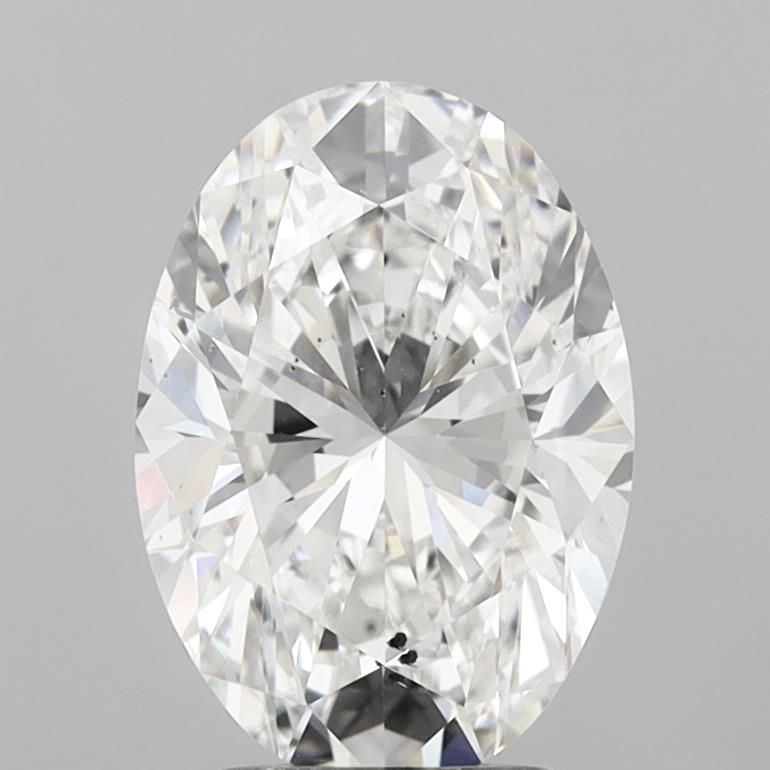 3.02 Carat E-SI1 Oval Lab Diamond